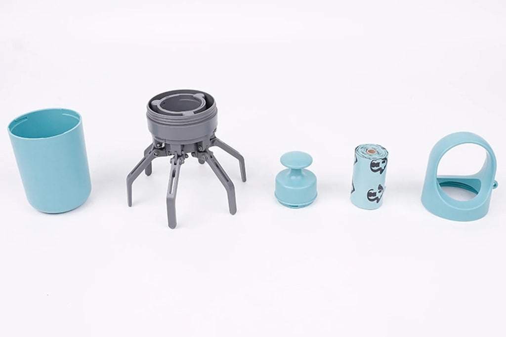 Praktische Kot-Schaufel mit Beutelspender – Hygiene leicht gemacht